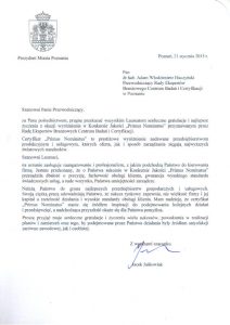 2015.01.21 - Prezydent Miasta Poznania